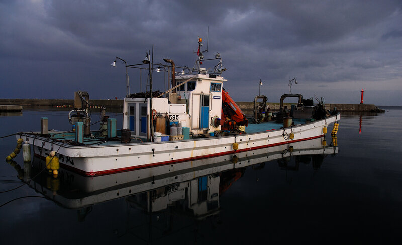 Fishing boat at harbor