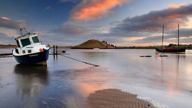 Fishing Boat at Low Tide