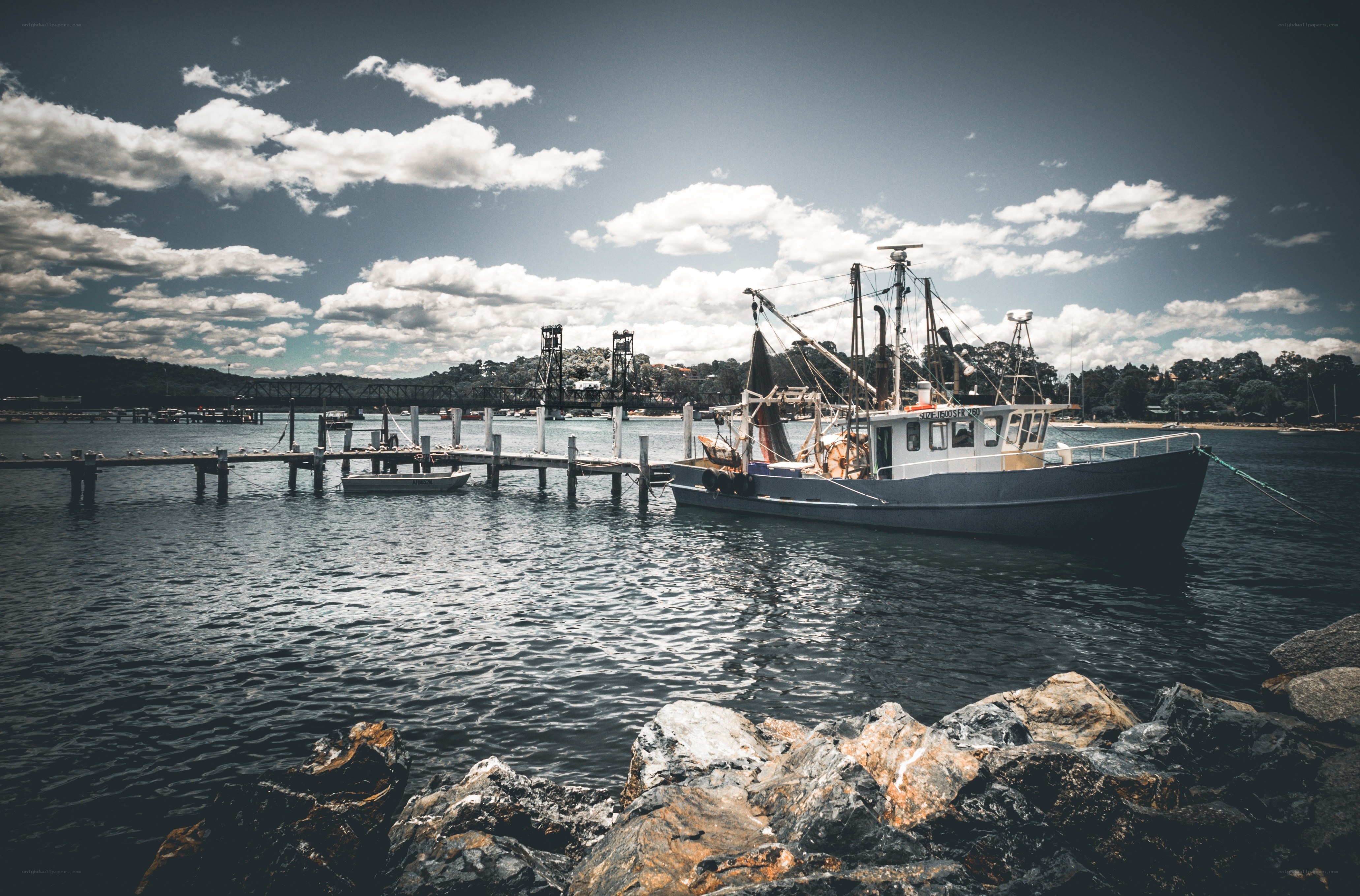 Fishing boat at the dock