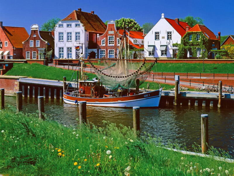 Fishing Boat in Canal