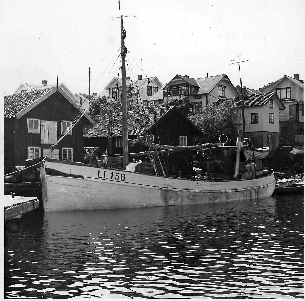 Fishing boat in harbor