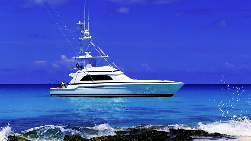 Fishing Boat in Ocean