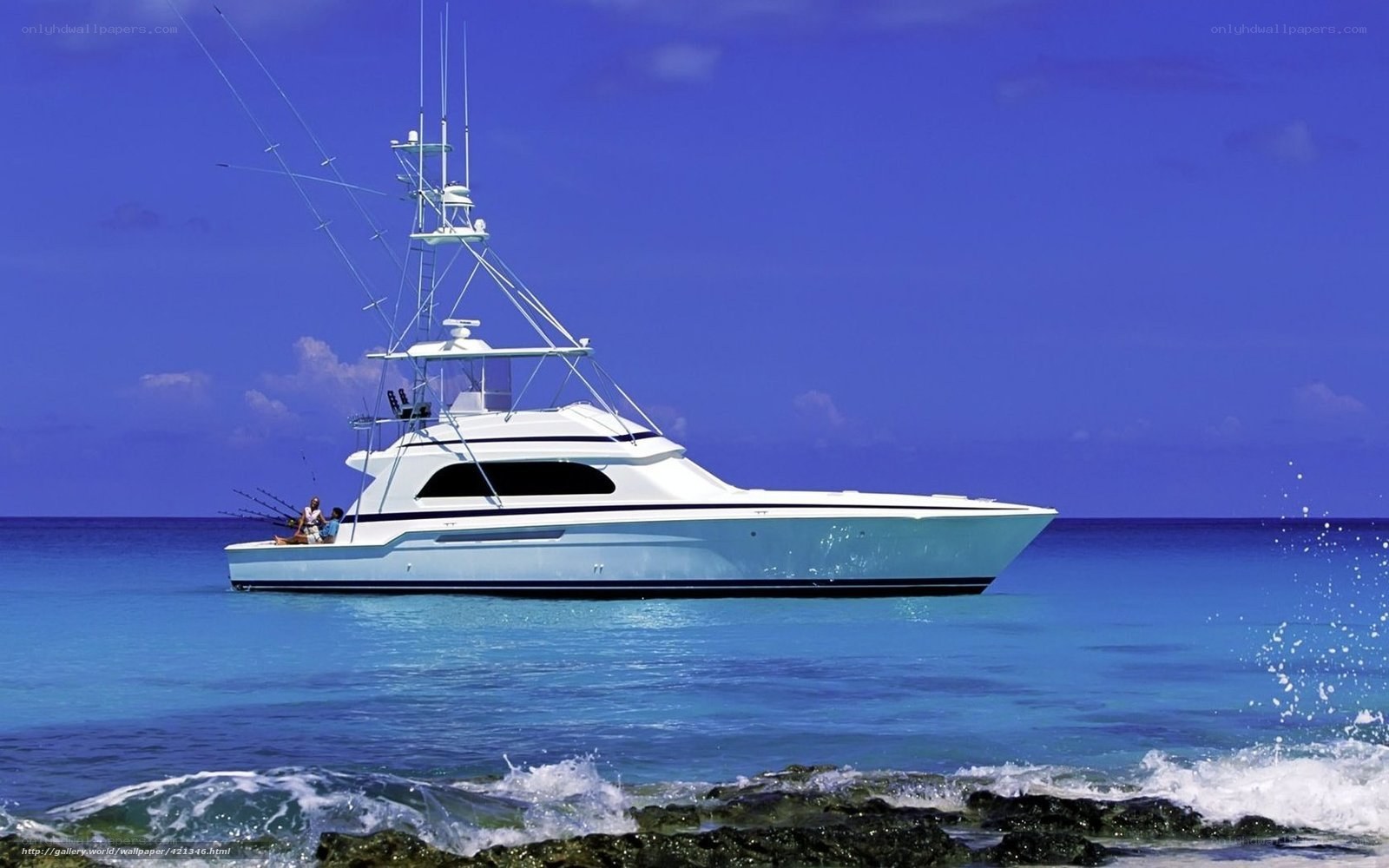 Fishing boat in tropical waters