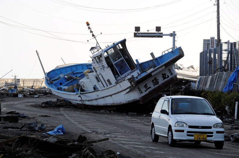 Fishing Boat on Road