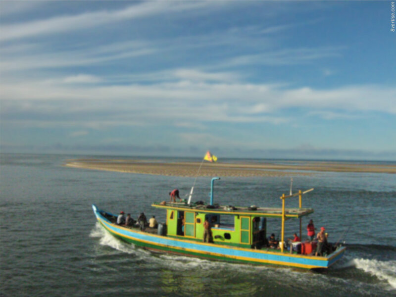 Fishing boat on the sea