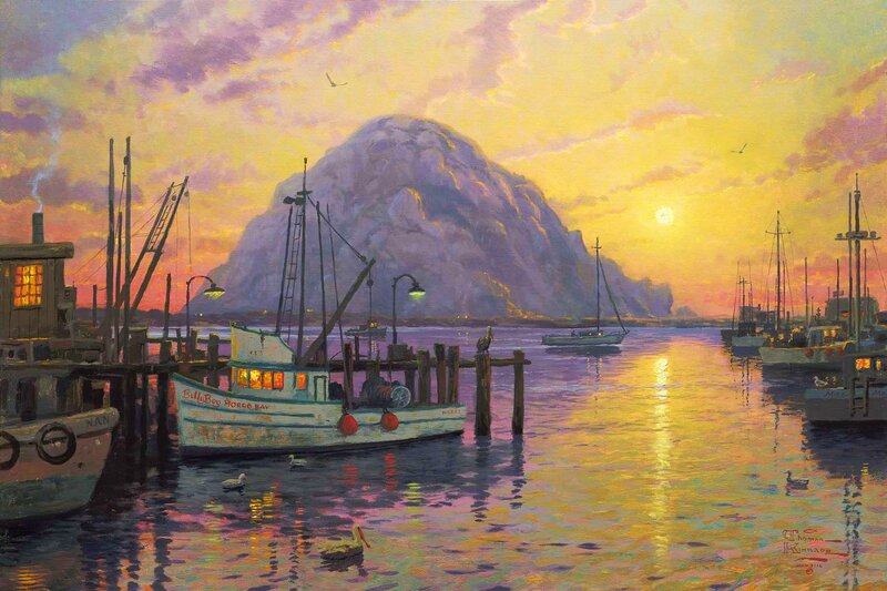 Fishing Boats at Harbor — Yellow