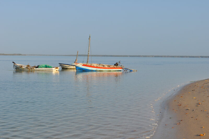 Fishing Boats on Calm Water