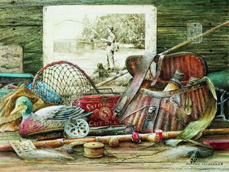 Fishing Gear on Table