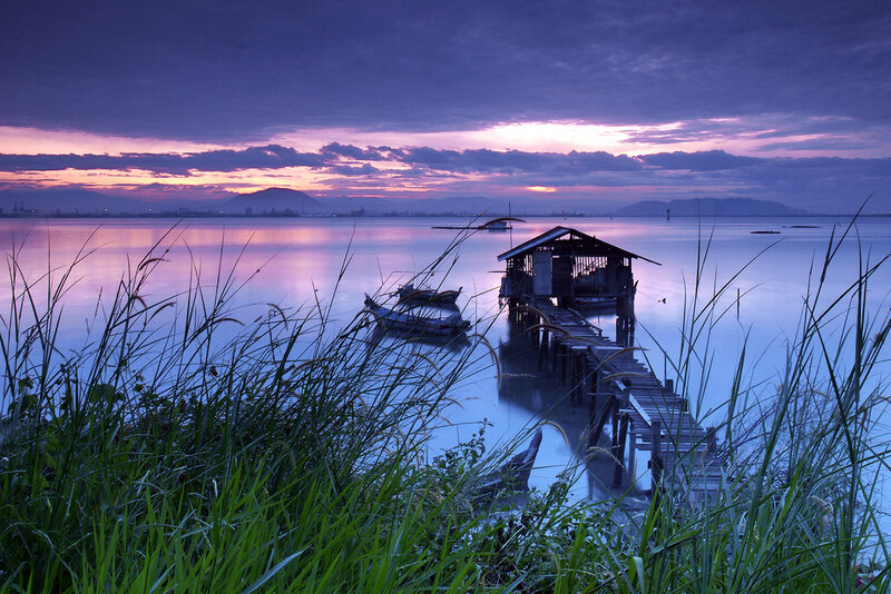 Fishing Hut on Dock