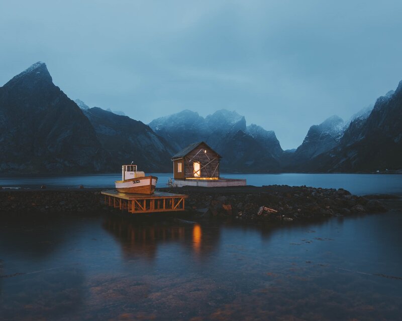 Fishing Hut on Shore