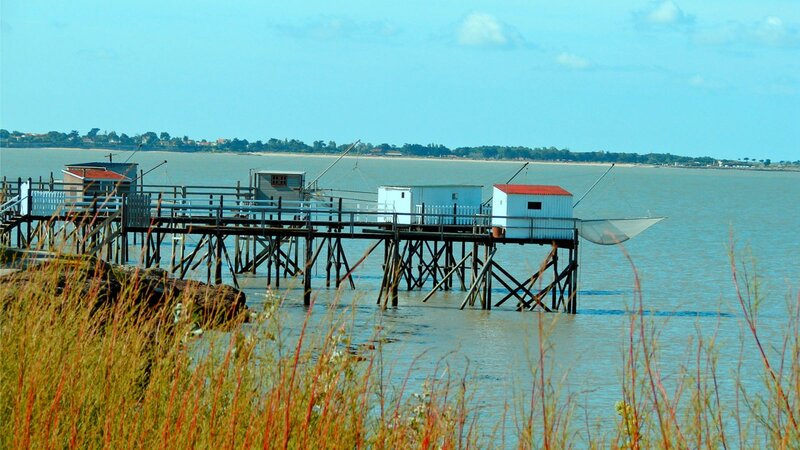 Fishing Huts on Pier