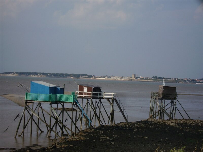 Fishing Huts on Pilings