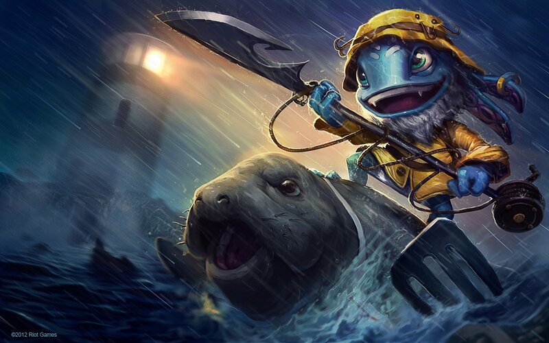 Fishing in a storm