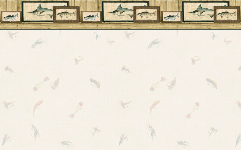 Fishing Lures on Wallpaper