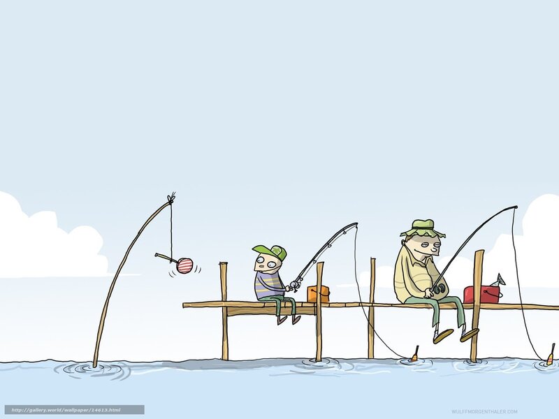 Fishing on the dock