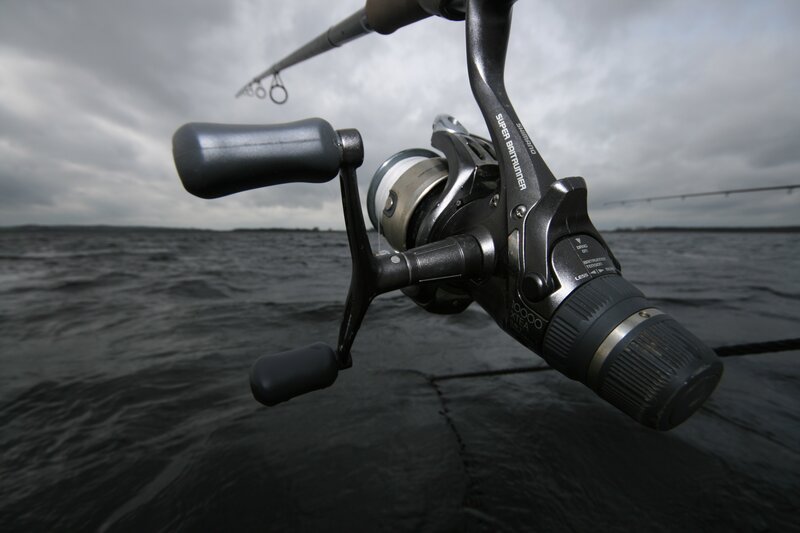 fishing rod on a lake