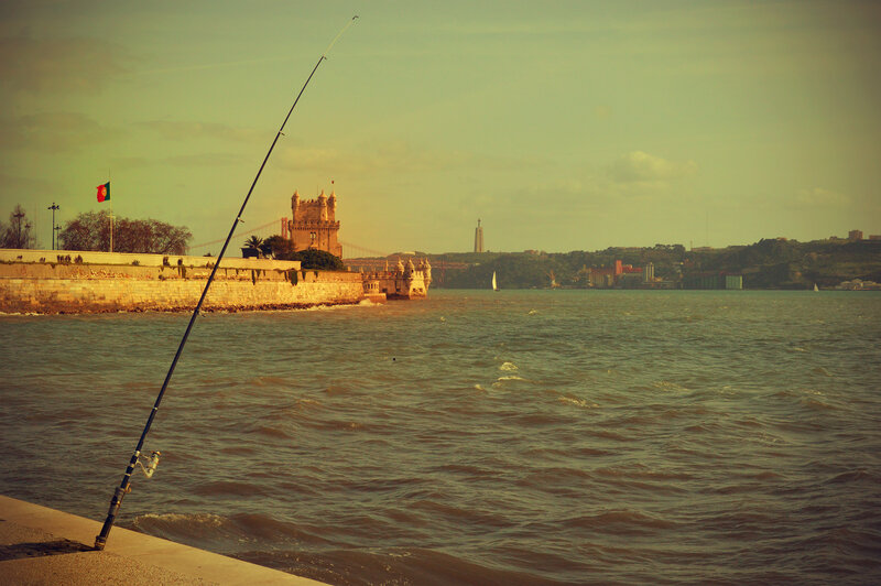 Fishing Rod on Pier