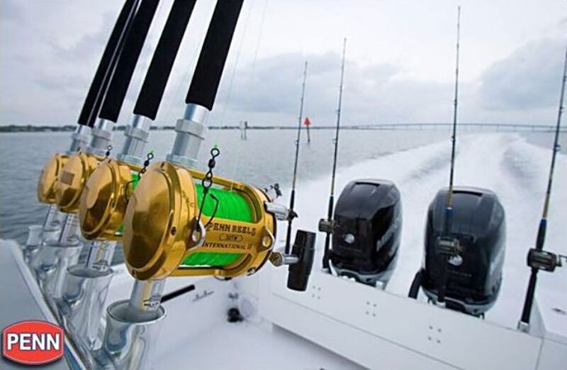 Fishing Rods on Boat — White, Active
