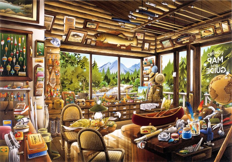 Fishing Shop Interior