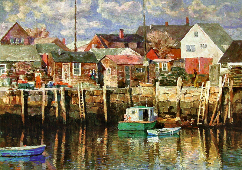 Fishing Village Harbor