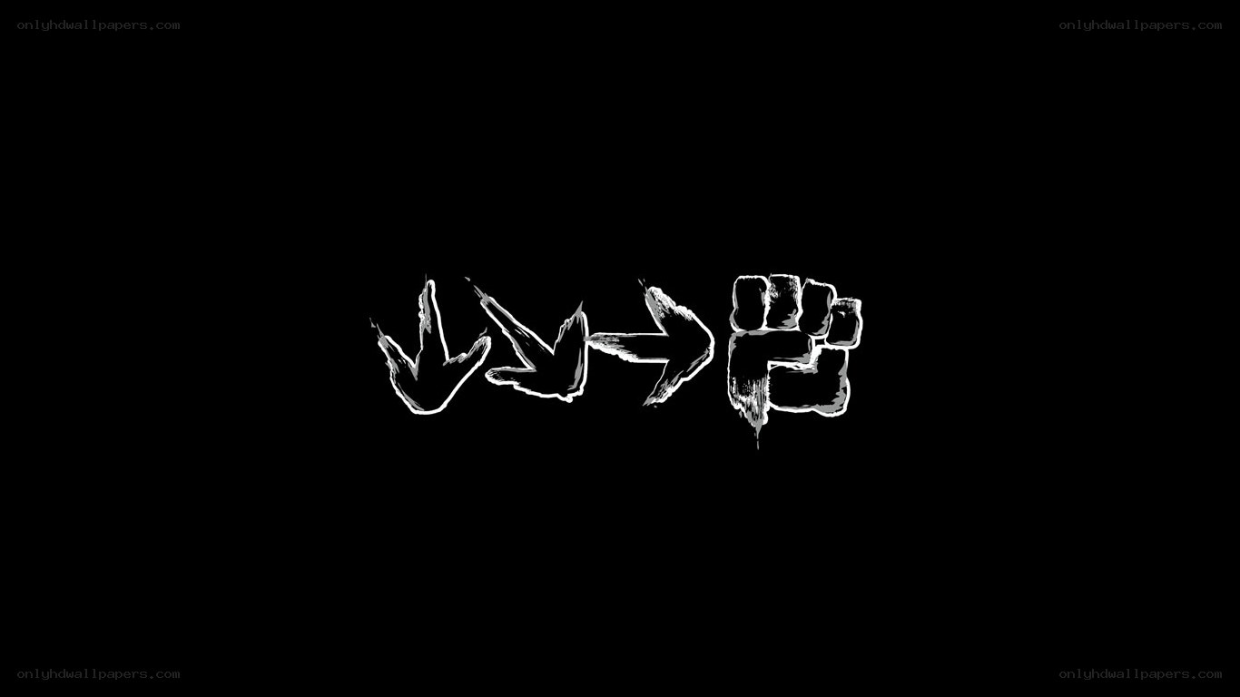 fist and arrows symbol