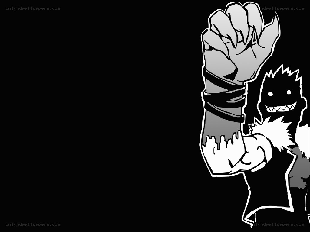 fist and cartoon character