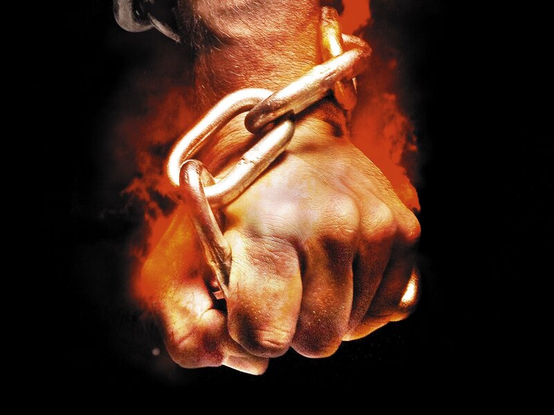 fist breaking chains