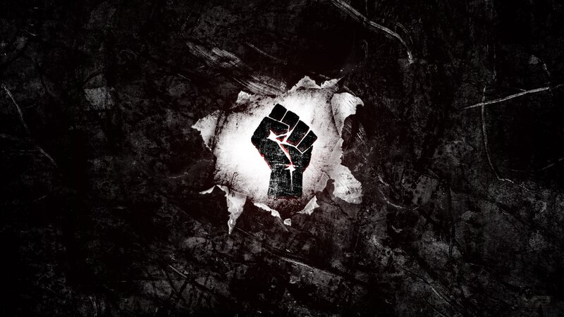 fist breaking through wall
