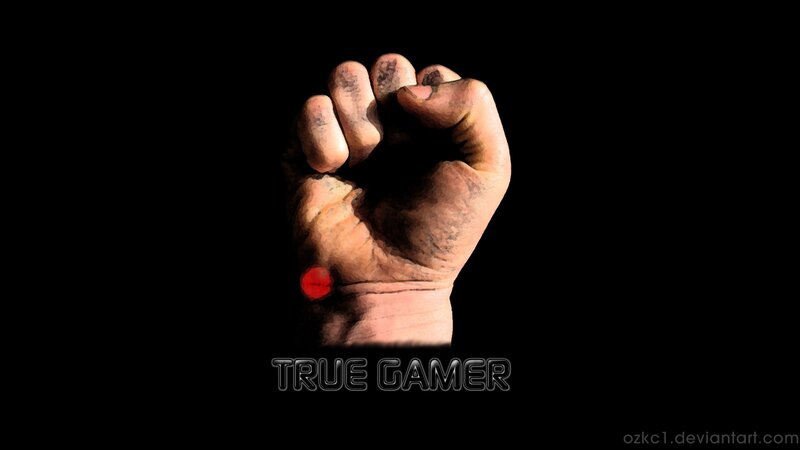 Fist with Red Dot — Black