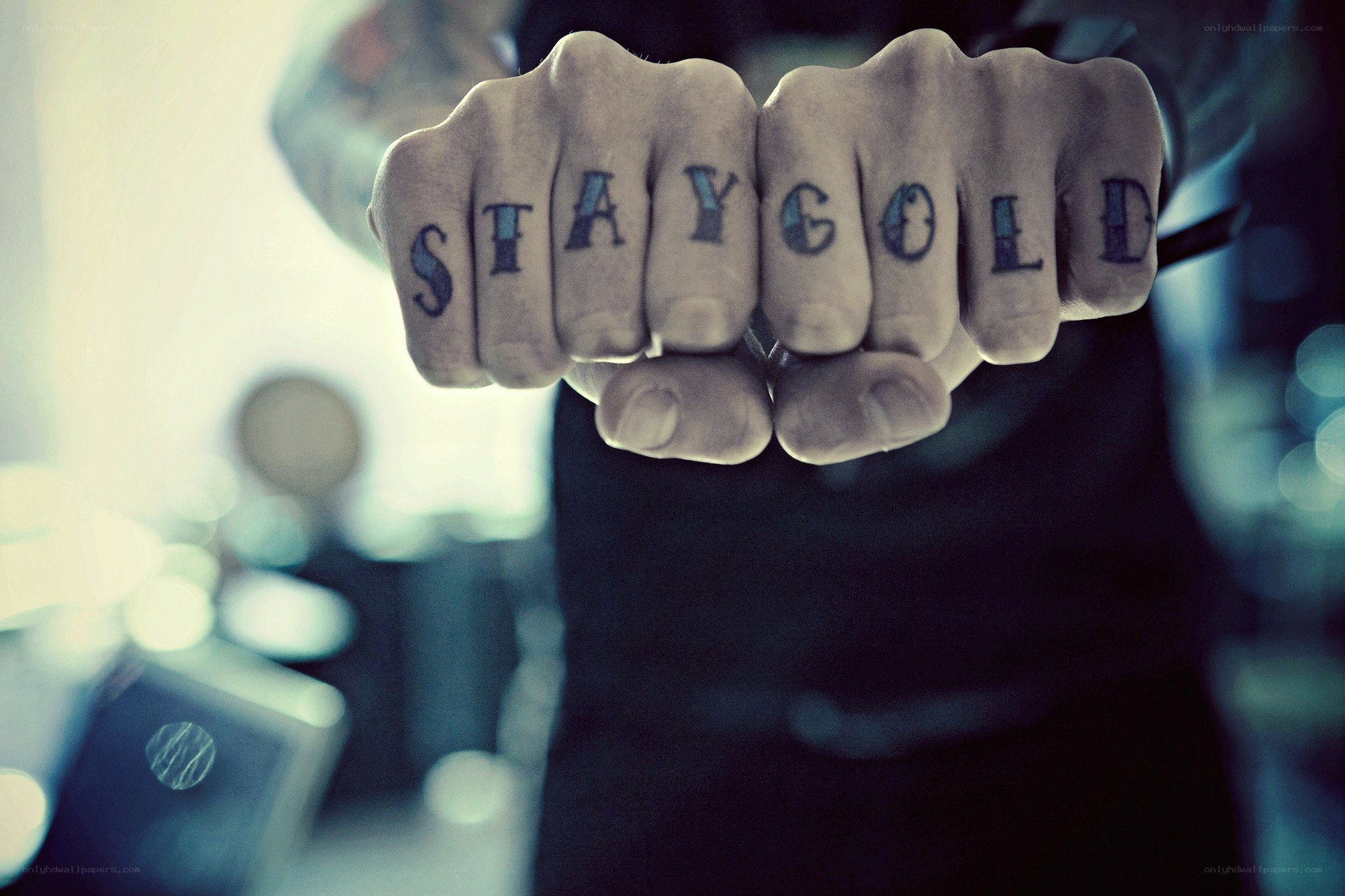 fists with stay cold tattoo