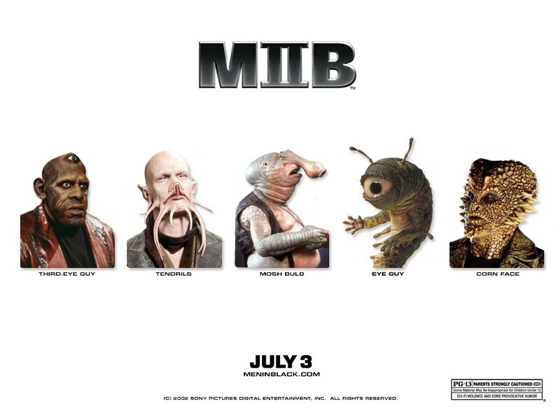 Five Alien Characters