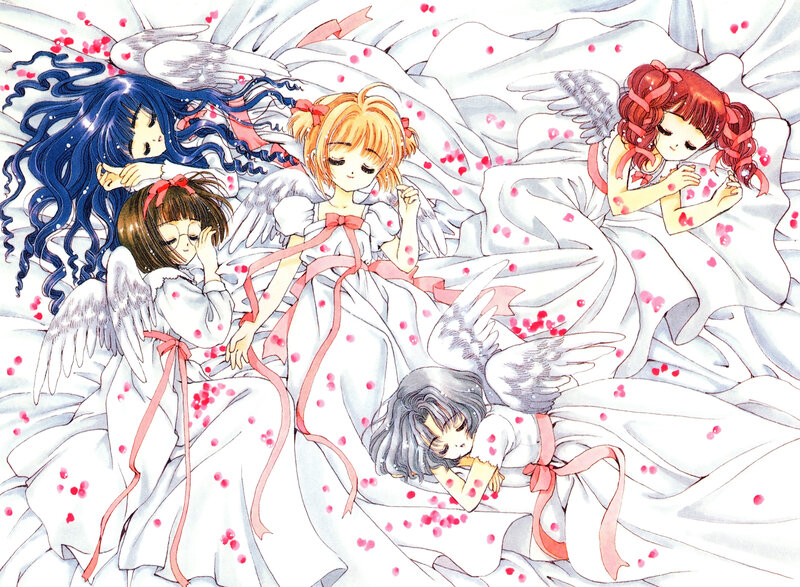 Five Angelic Girls Sleeping
