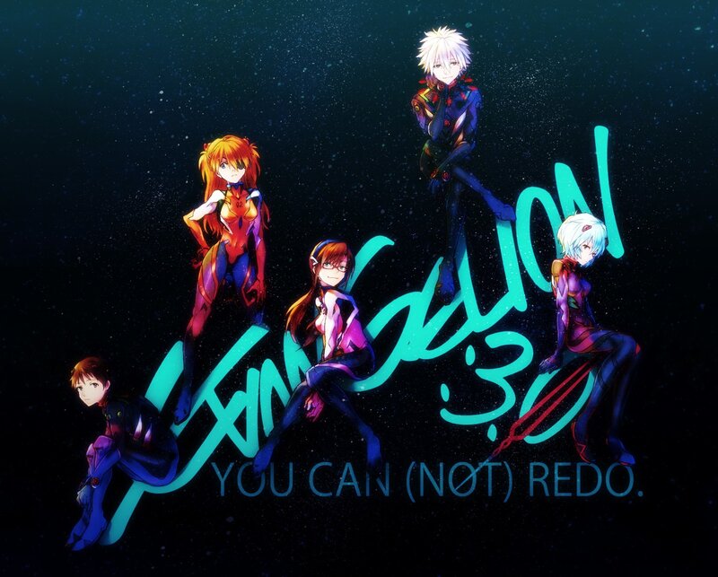 Five Anime Characters — Black, Dramatic, Night, Space