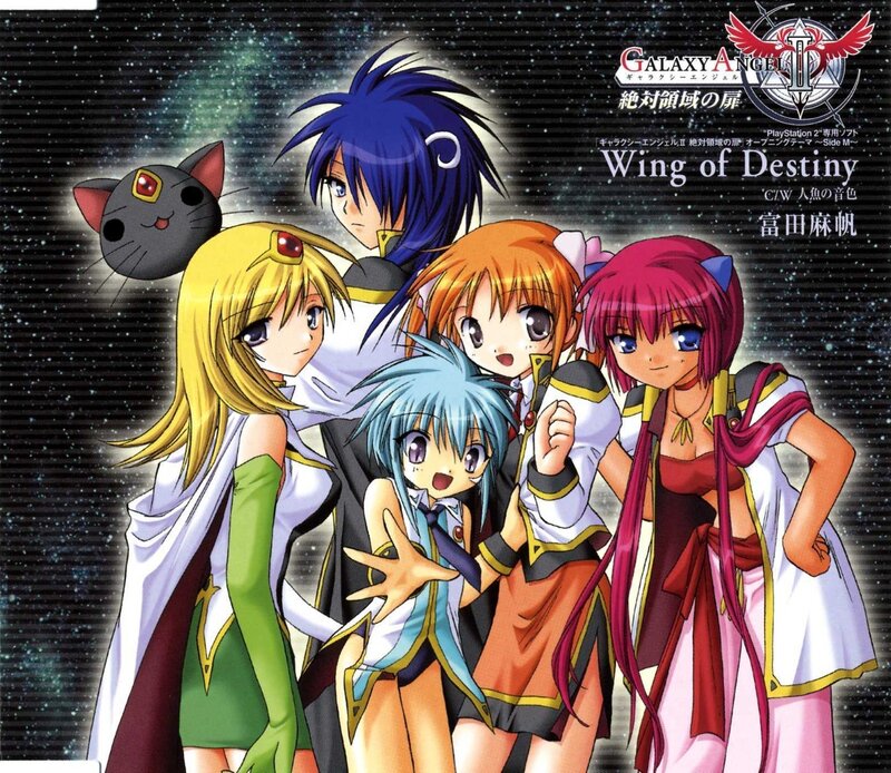 Five Anime Characters — Blue, Adventurous