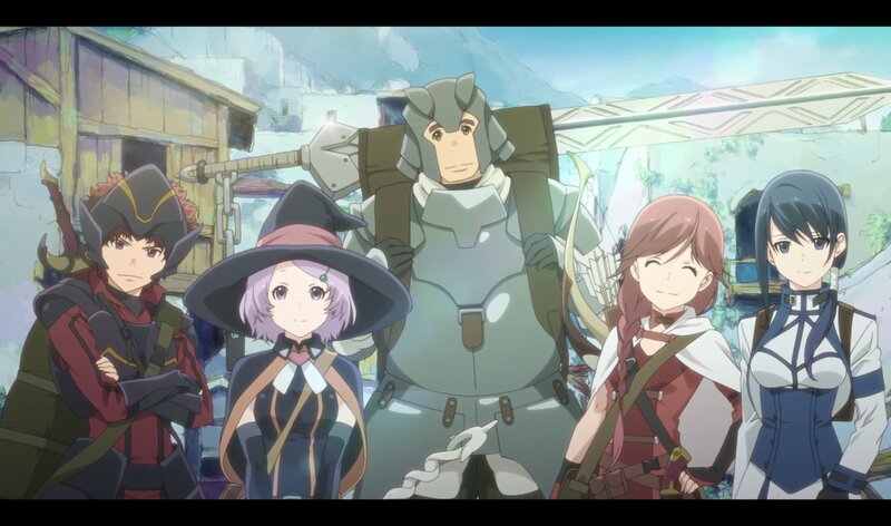 Five Anime Characters — Blue, Calm, Afternoon