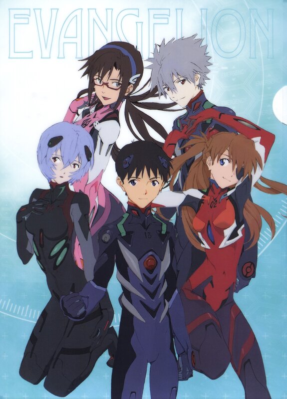 Five Anime Characters — Blue, Determined