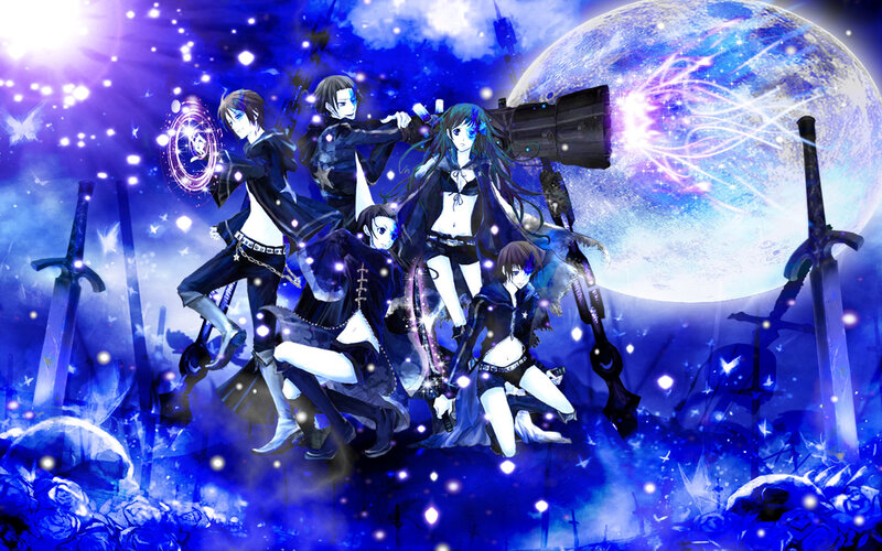Five Anime Characters — Blue