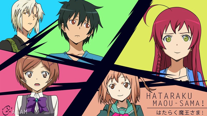 Five Anime Characters — Green, Vibrant