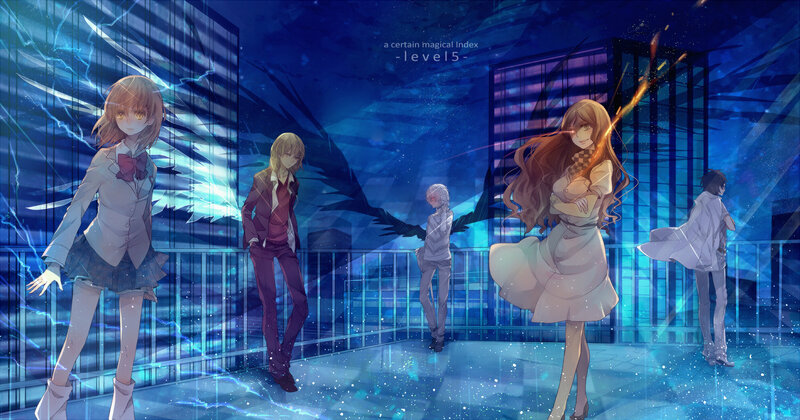 Five Anime Characters on Platform