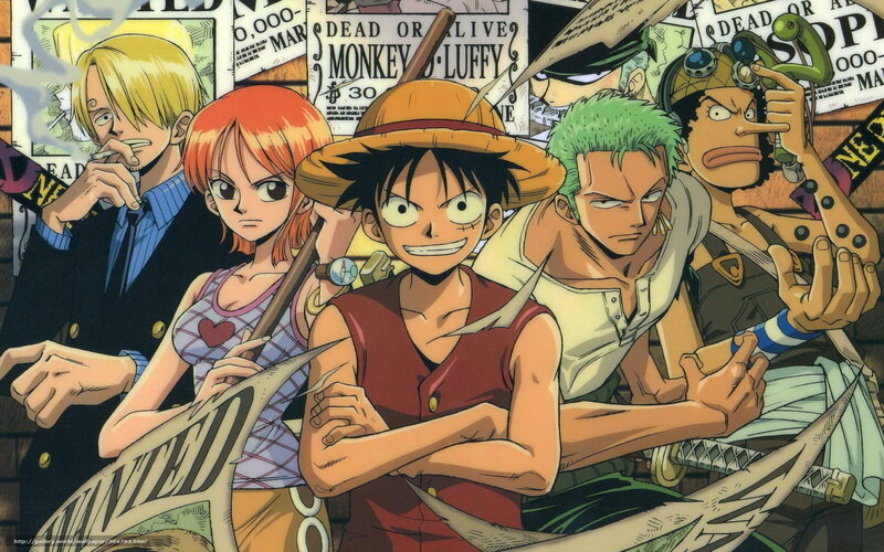 Five Anime Characters — Orange, Adventurous