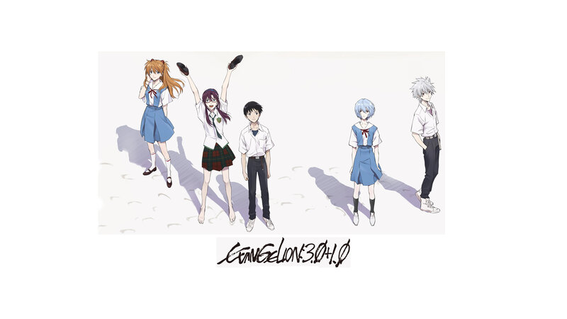 Five Anime Characters — White, Calm, Afternoon
