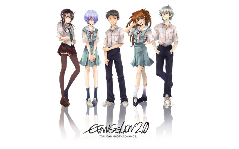 Five Anime Characters — White, Neutral