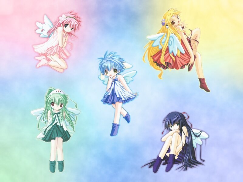 Five Anime Fairies