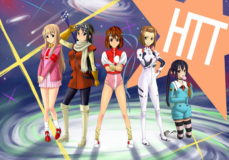 Five Anime Girls in Space — Orange