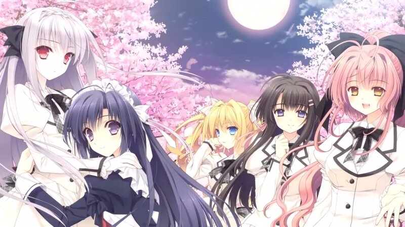 Five Anime Girls in Uniform — Pink