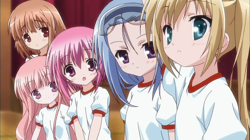 Five Anime Girls in Uniform — White, Innocent