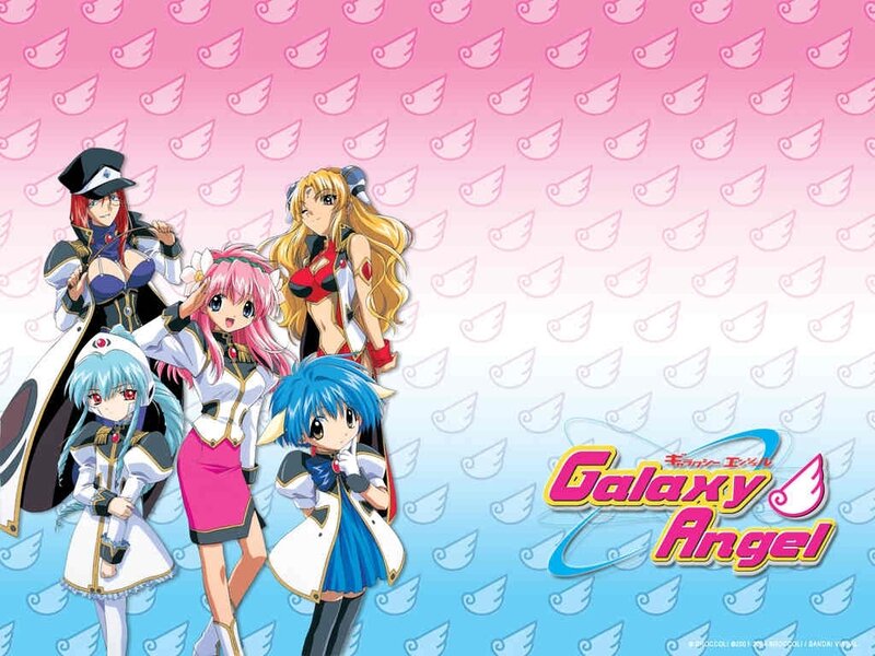 Five Anime Girls — Pink, Playful, Anime Characters, Wings