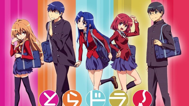 Five Anime Students — Pink