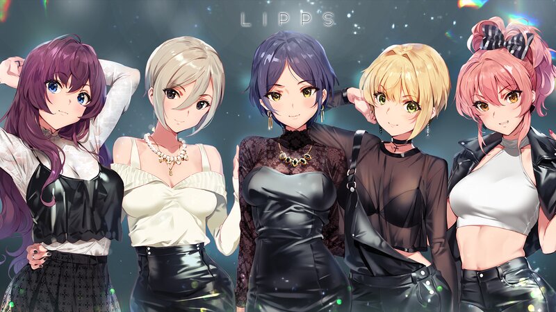 Five Anime Women in Outfits
