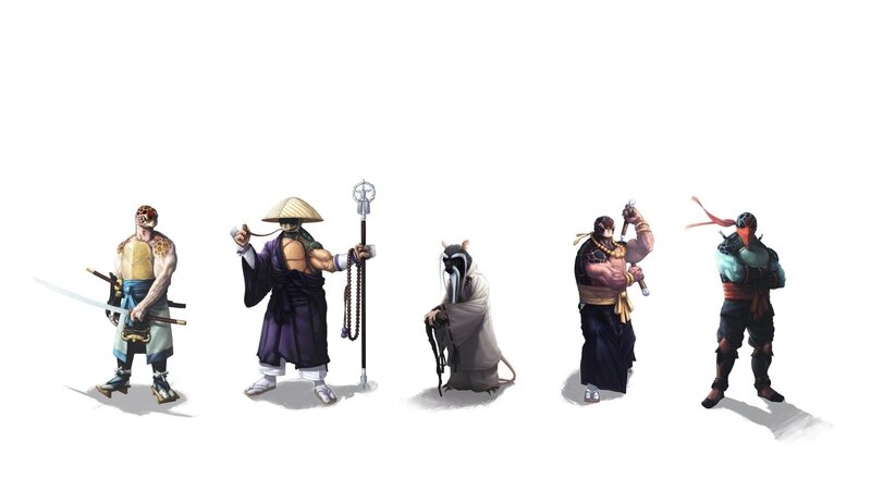 Five Anthropomorphic Warriors